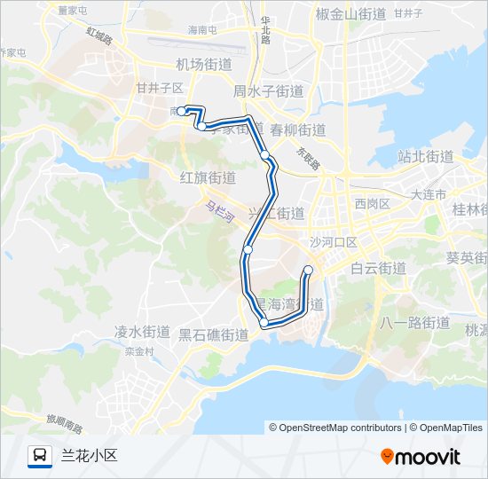 37路大站快车 Bus Line Map