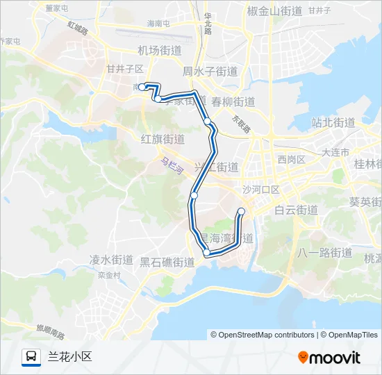 37路大站快车 Bus Line Map