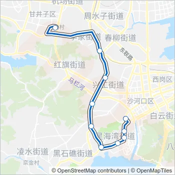 37路大站快车 Bus Line Map