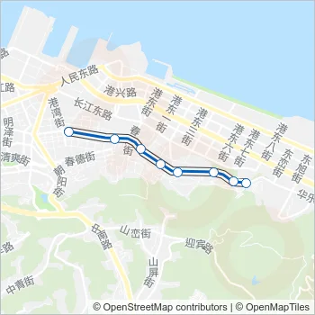 529路区间车 Bus Line Map
