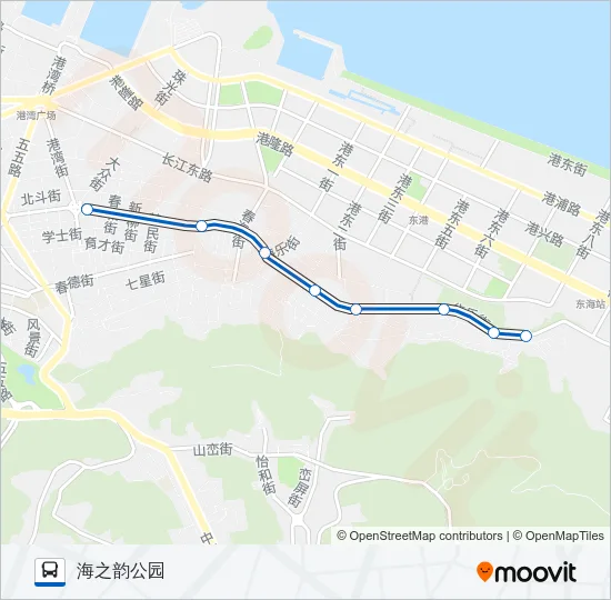 529路区间车 Bus Line Map