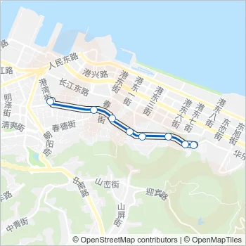 529路区间车 Bus Line Map