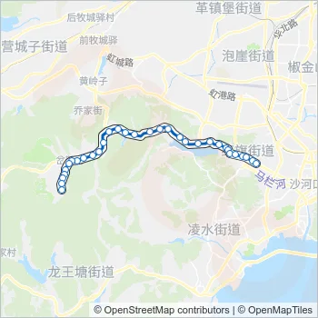 535路南岔鞍 Bus Line Map