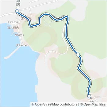 712路区间车 Bus Line Map