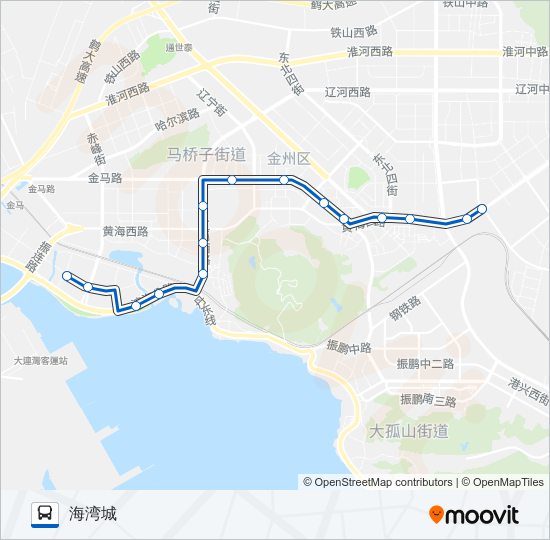 开发区9路加车 bus Line Map