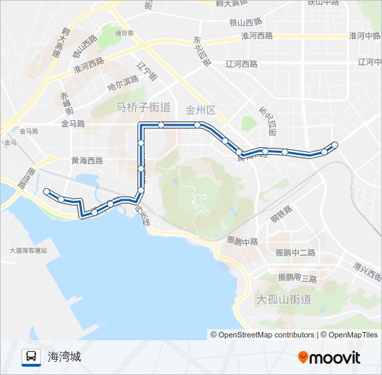 开发区9路加车 Bus Line Map
