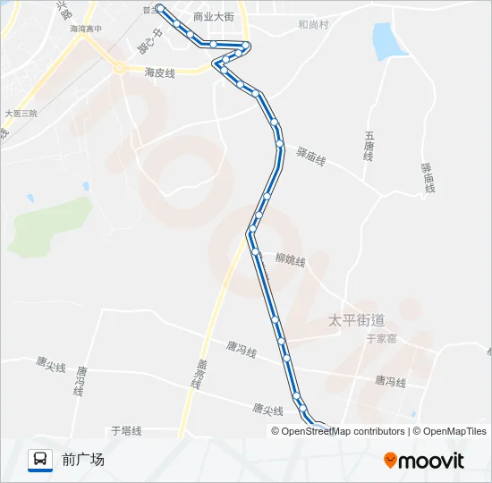 公交普兰店102路的线路图