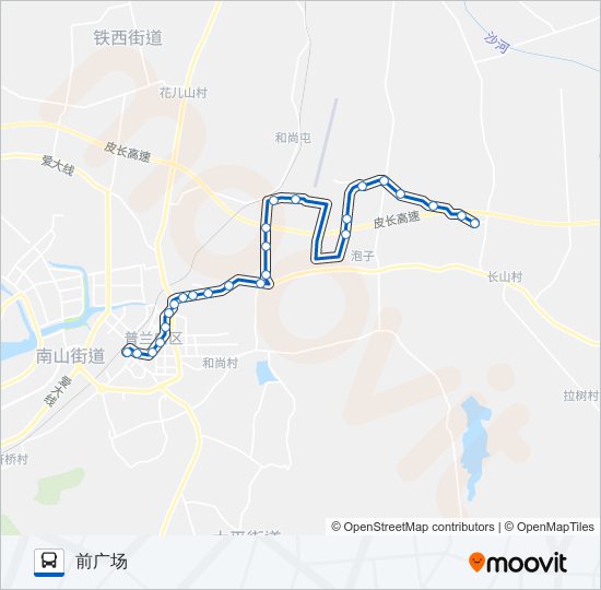 普兰店108路 bus Line Map