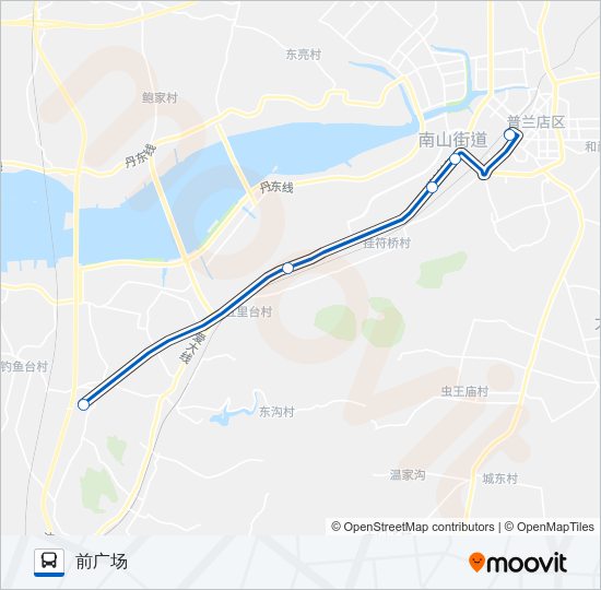 普兰店202路 Bus Line Map