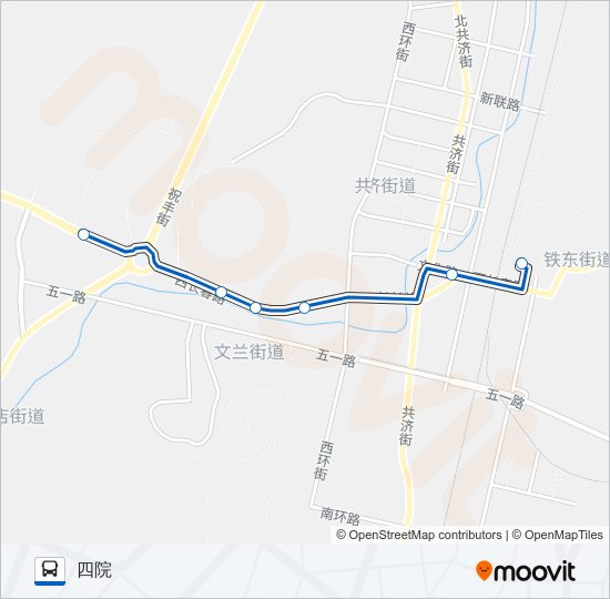 瓦房店3路四院 bus Line Map