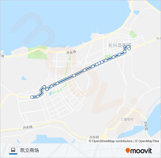 长兴岛101路 bus Line Map
