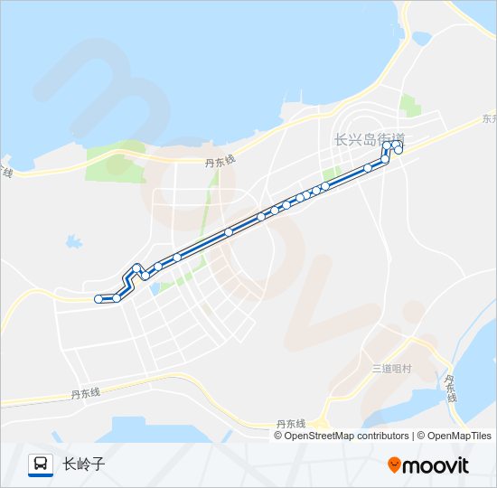 长兴岛101路 Bus Line Map