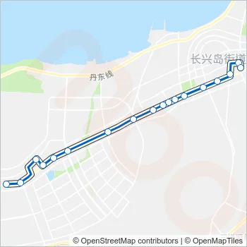 长兴岛101路 Bus Line Map