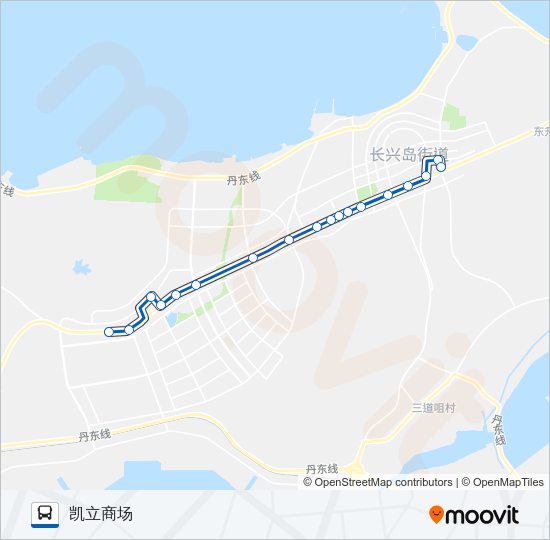 长兴岛101路 Bus Line Map