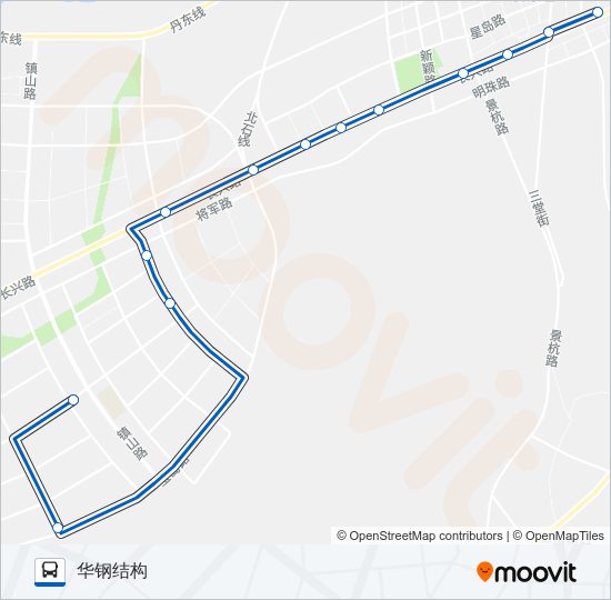 长兴岛111路 bus Line Map