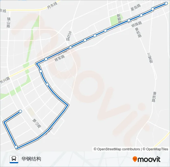 长兴岛111路 Bus Line Map