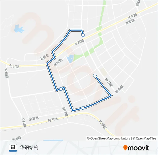长兴岛112路 Bus Line Map
