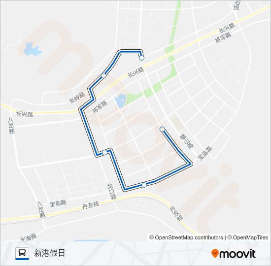 长兴岛112路 Bus Line Map