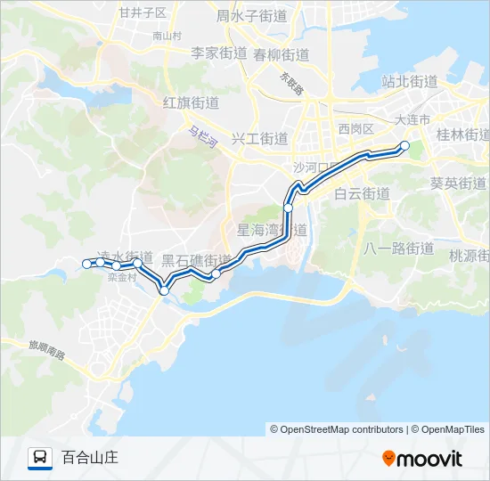 406路大站快车 Bus Line Map