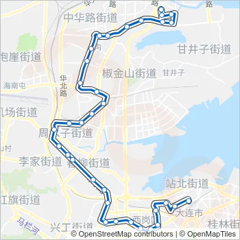 二十高中-建设街 Bus Line Map