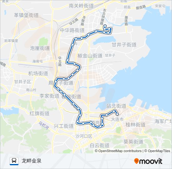 建设街-二十高中 bus Line Map