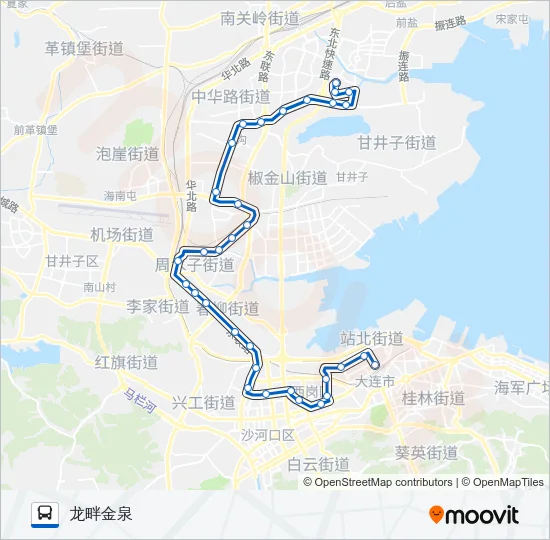 建设街-二十高中 Bus Line Map