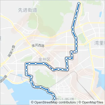 开发区5路红星海 Bus Line Map