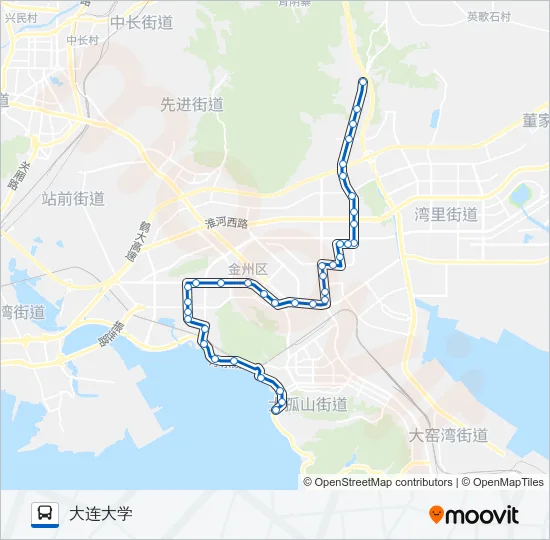 开发区5路红星海 Bus Line Map