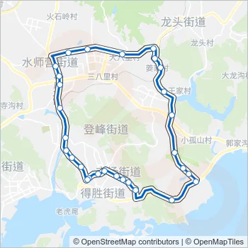 旅顺口20路内环 Bus Line Map