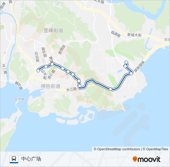 旅顺口20路南线 bus Line Map