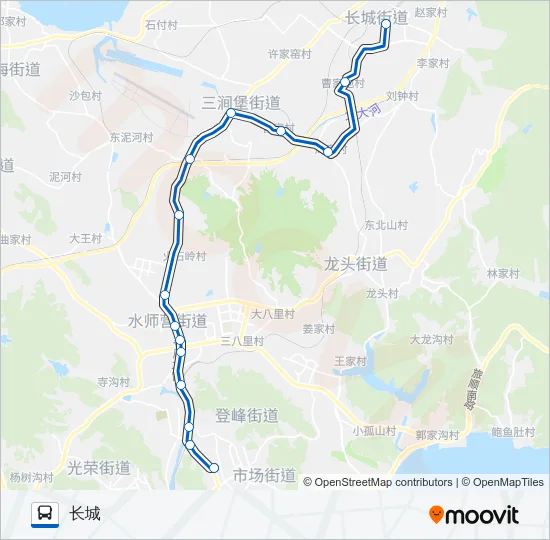 旅顺口27路加车 Bus Line Map