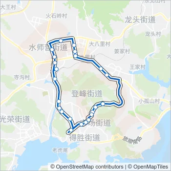 旅顺口31路内环 Bus Line Map