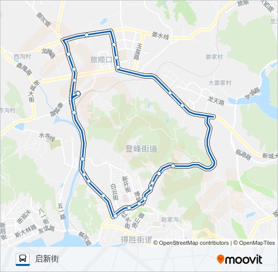 旅顺口31路外环 bus Line Map