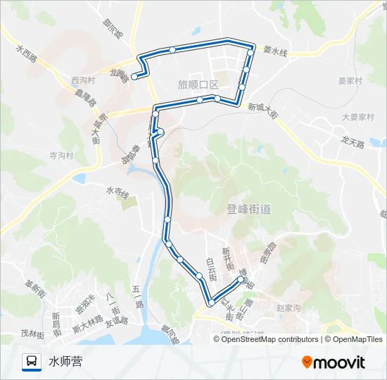 旅顺口8路1号线 Bus Line Map