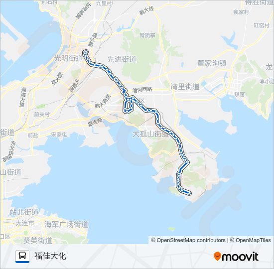 公交昌赫802加车路的线路图