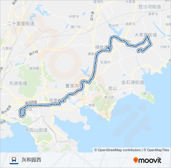 昌赫806路加车 bus Line Map