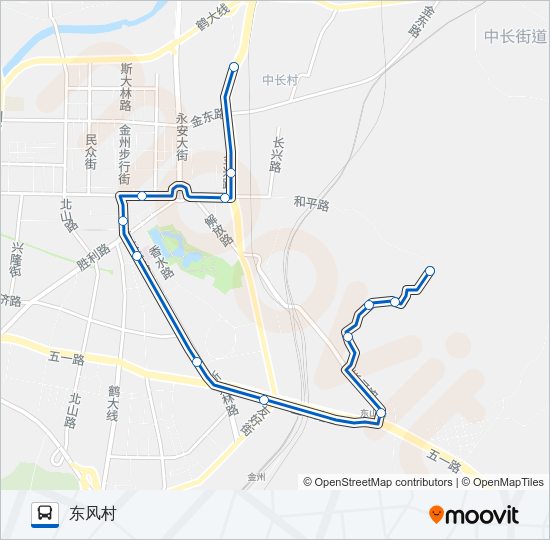 公交金州108加车路的线路图