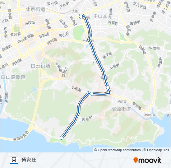 92路(临时停运) bus Line Map