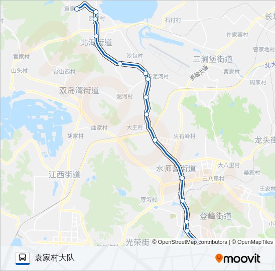 公交旅顺口23加车2路的线路图