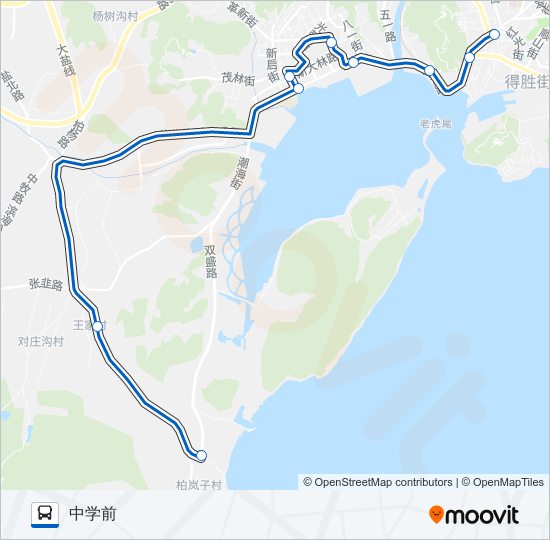 旅顺口14路早间加车1 bus Line Map