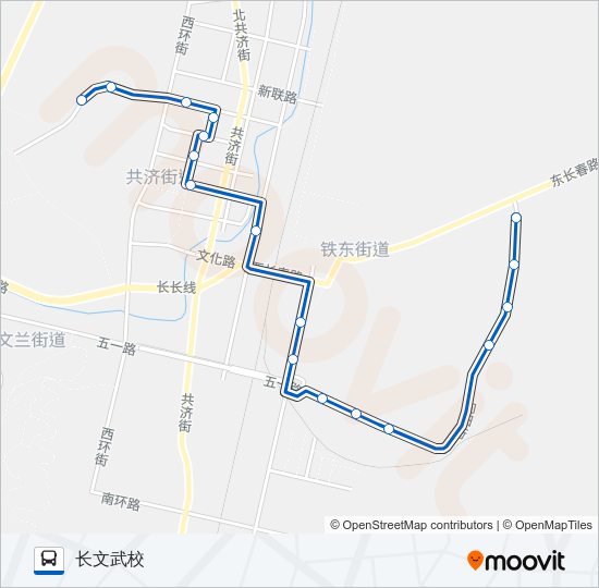 瓦房店9路芳园新村二站 Bus Line Map