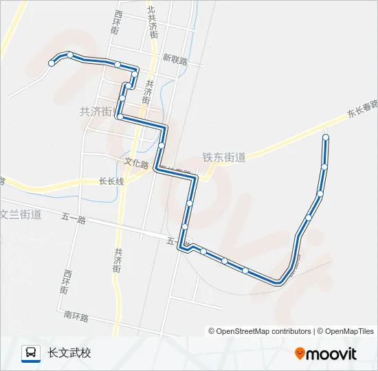 瓦房店9路芳园新村二站 Bus Line Map