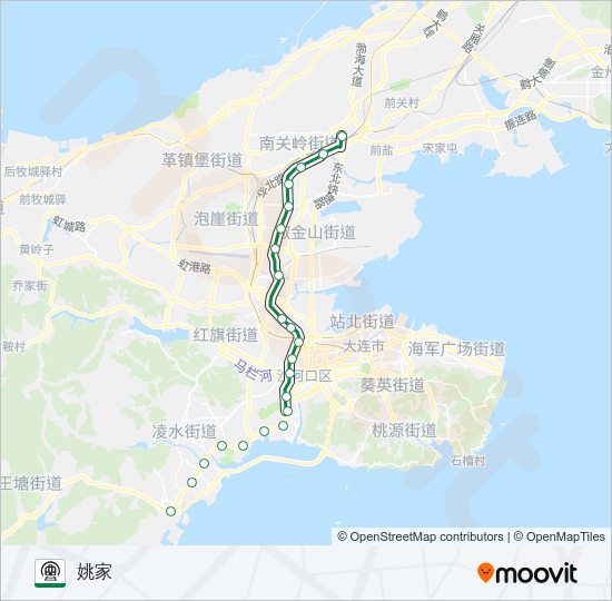 1号线 Metro Line Map