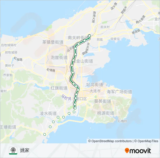 1号线 Metro Line Map