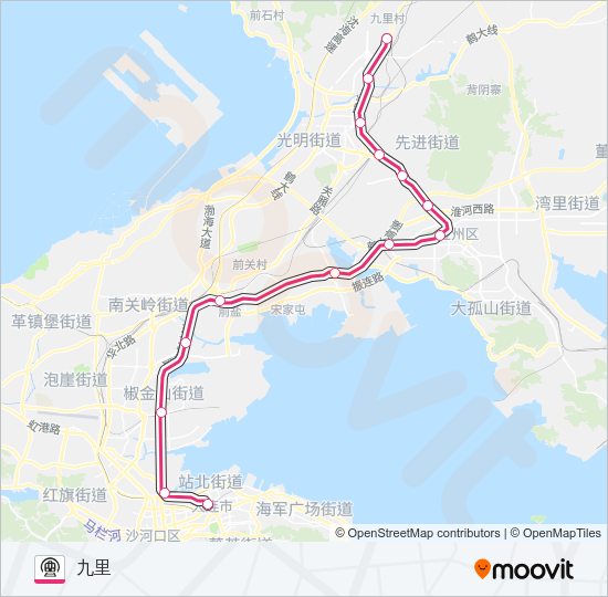 3号线 Metro Line Map