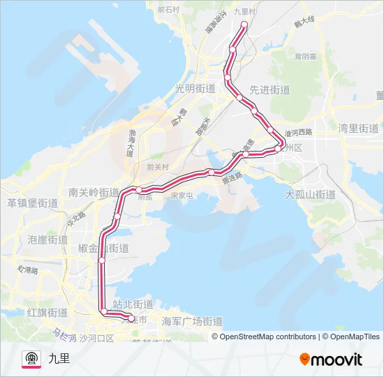 3号线 Metro Line Map