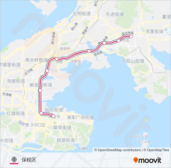 地铁3号路的线路图