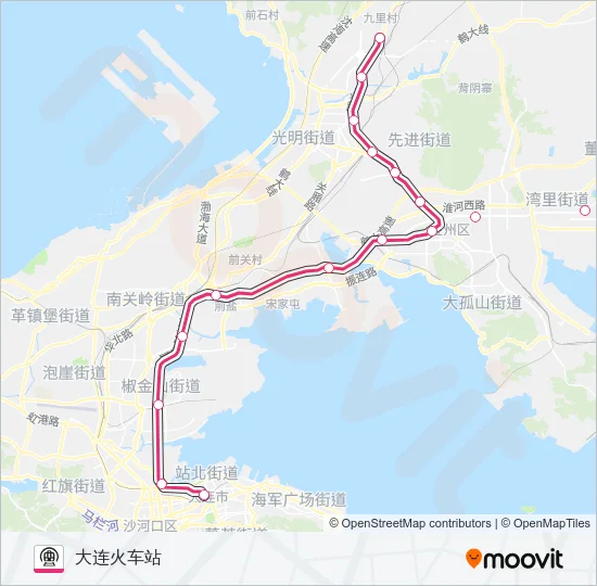 3号线 Metro Line Map