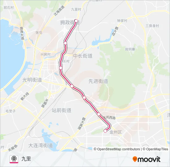 3号支线 Metro Line Map
