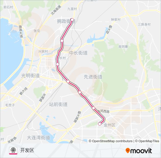 3号支线 Metro Line Map